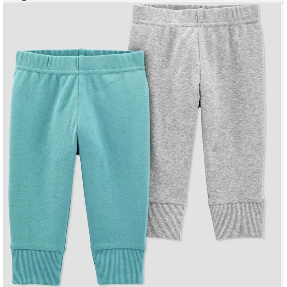 Set of 2 Baby Boy Little Planet Organic by Carter's Organic Cotton Pants 3months